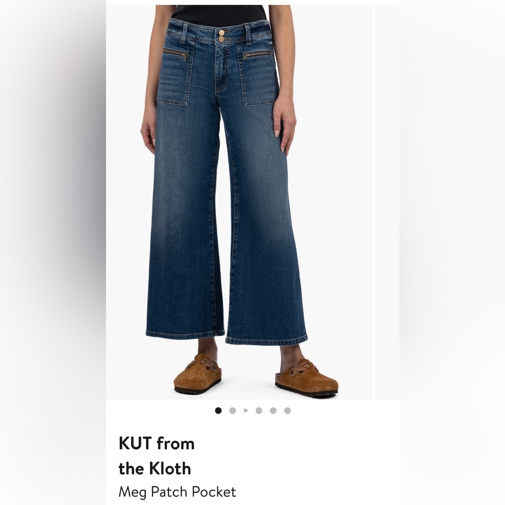 Kut from the Kloth Blue Flare Wide Leg Jeans